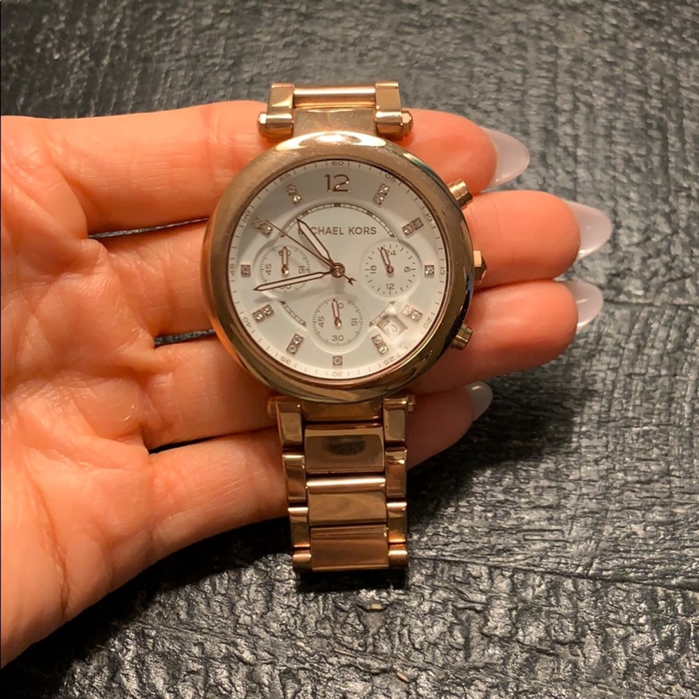 Rose Gold Michael Kors watch